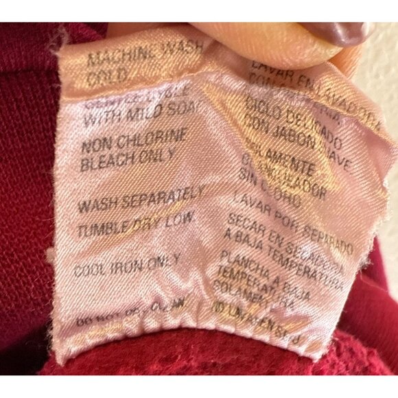 Vtg 90s Men's XL NFL Starter San Francisco 49ers Sweater Sweatshirt Red Striped - Picture 11 of 11